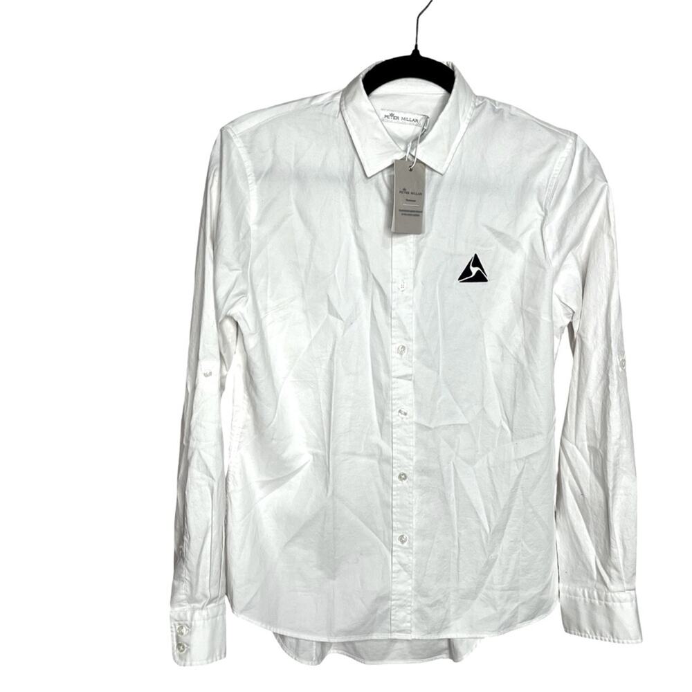 Peter Millar Crisp White Button-Down Shirt
